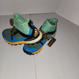 Adidas Kids Sneakers - Mint, Black, and Blue